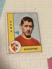 PANINI CALCIATORI 1961-62 ROMA SCHIAFFINO OPACA RARISSIMA FIGURINA ESAURITA