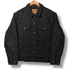 Giacca sherpa nera Levis uomo