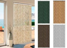 Tenda Antimosca A Caduta Con Pannello Porta Finestra In Ciniglia Vari Colori