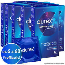 Preservativi Durex JEANS Profilattici Durex Anatomici Easy-On in confezione