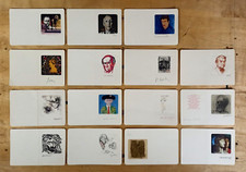 BOLAFFI ARTE Collezione completa di Autoritratti firmati Baj Bueno Meret Mariani