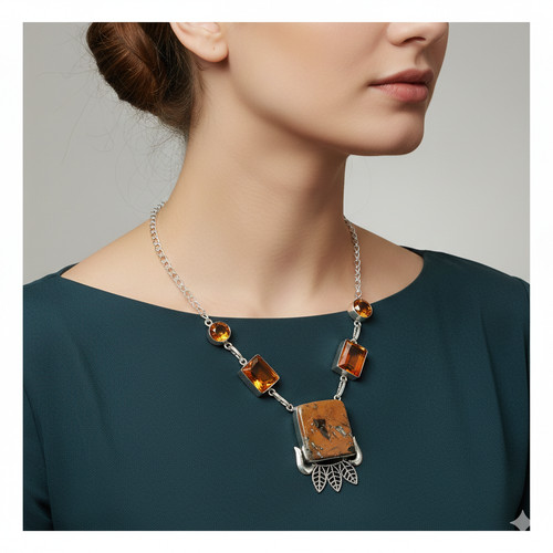 Collana argento sterling - in,