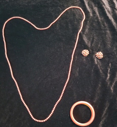 Set vintage bronzo corallo - set,