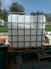 Cisterna o bidone 1000 litri, (per la spedizione leggete la descrizione)