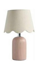 Mathilde M Lampada da tavolo Ceramica Rosa