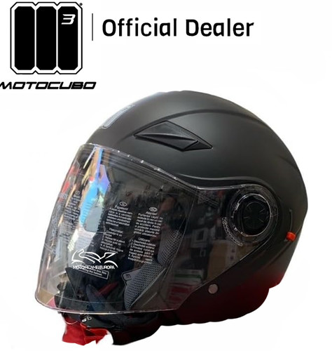Casco demi jet motocubo - casco,