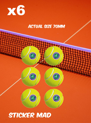 Set adesivi palline tennis - adesivi,