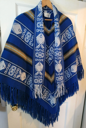 Poncho 100 lana pecora - poncho,