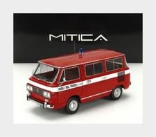 MITICA 201017-D FIAT - FIAT 850 FAMILIARE VIGILI DEL FUOCO 1970 – INTERNO BROWN 
