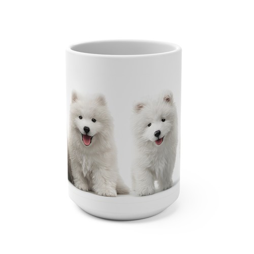 Tazza samoiedo cuccioli - samoiedo,