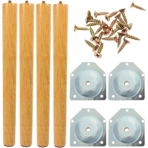 Set gambe tavolo legno - set,