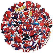 50 Pezzi Adesivi Spiderman per
