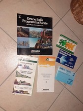 ORARI AEREI ALITALIA 1977 1980 1981 1987