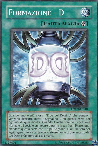 Carta formazione - yu, gi