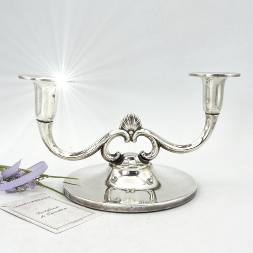 Candelabro antico argento - candelabro,