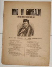 Inno di GARIBALDI spartito