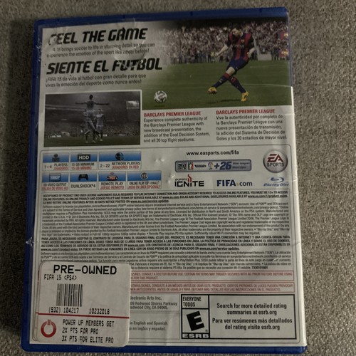 Videogioco calcio fifa ps4 - fifa, 15