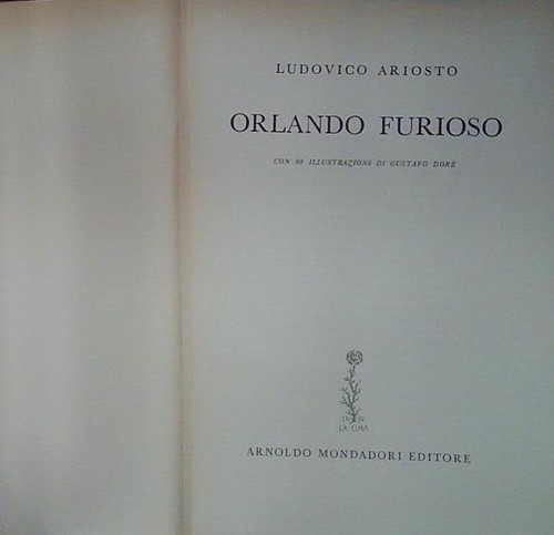 Ariosto orlando furioso - ariosto,