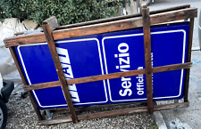 INSEGNA FIAT OFFICINA AUTORIZZATA DOPPIA FACCIA A BANDIERA LUMINOSA