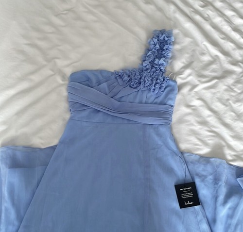 Maxi abito monospalla con
