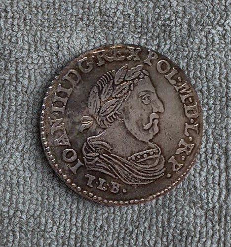 Moneta 1682 polonia - moneta,