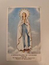 Madonna di Lourdes, Holy Card