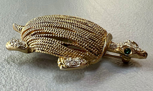 Spilla tartaruga vintage
