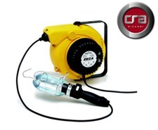 Zeca 5908/T306 Avvolgicavo avvolgitore con lampada e trasformatore 24v 