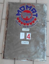 CALENDARIO PERPETUO IN VETRO DELLA MOMAT MACCHINE UTENSILI TORINO NO SPEDIZIONE