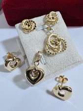 Set orecchini e ciondolo cuore