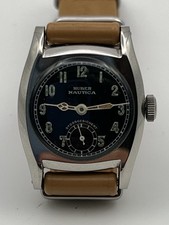 Orologio HUBER NAUTICA anni 1935s - Vintage Hand-Wound Watch - Very Rare