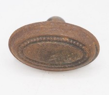 Antico Porta Pomello Metallo Manico Old Casa