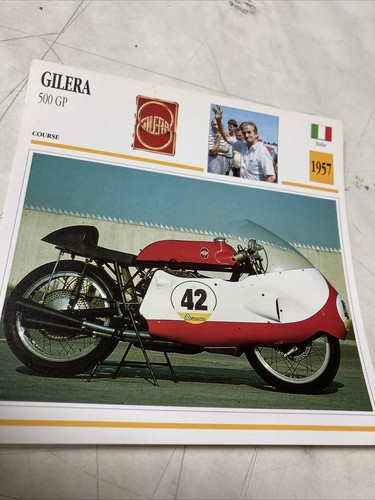 Gilera 500 1957 carta - 500, gp