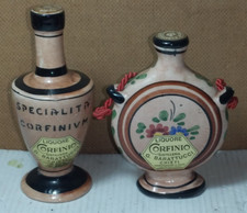 PICCOLE E RARE MAIOLICHE DI LIQUORE CORFINIO BARATTUCCI AN 60 