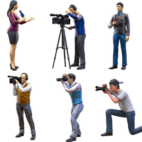 Reporter fotografo insieme - reporter/fotografo,