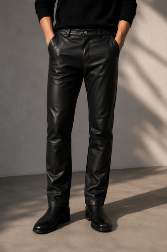 Pantalone uomo nero vera - pantalone,