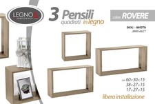 Set mensole cubo parete - 3,