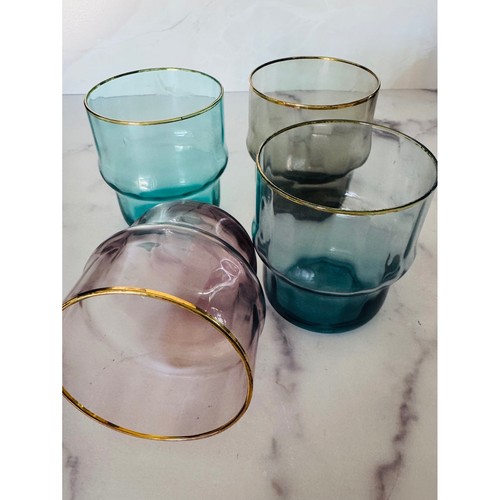 Set bicchieri vintage vetro - set,