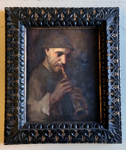 Antico quadro dipinto - quadro,
