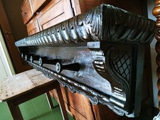 Attaccapanni ANTICO 800 Cm.155 ! MASSIC EBANIZZ Appendiabiti Cappelliera vintage