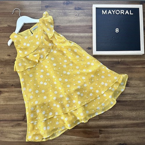 Abito mayoral giallo pois - mayoral,