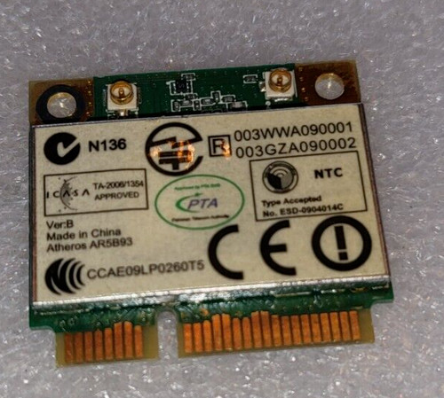 Carte wifi atheros ar5b93 - wifi,