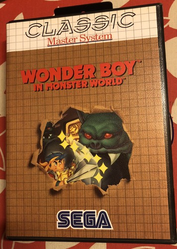 Sega master system wonder boy - master,