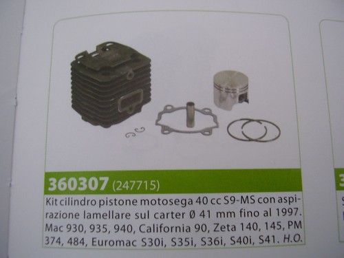 Cilindro completo per - completo, motosega