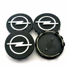 4 Tappi Coprimozzo Per OPEL 58mm Astra Mokka Insignia Zafira Corsa Tigra Borchie