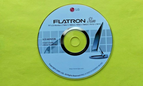 Software flatron slim - cd, lg