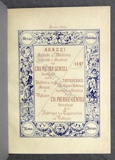 Arazzi Antichi e Moderni descritti e  illustrati da Gentili - ed. 1897