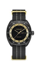 Orologio da uomo nero HAMILTON American Classic Pan Europ H35425730 inutilizz...
