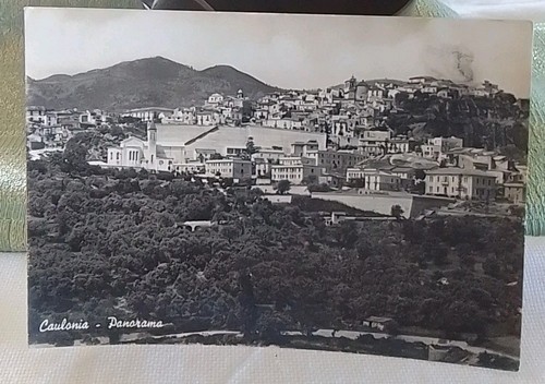 Cartolina caulonia panorama - cartolina, caulonia,