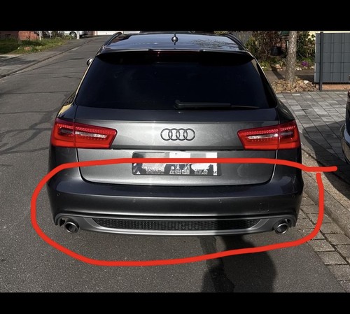 Paraurti posteriore audi - posteriore,